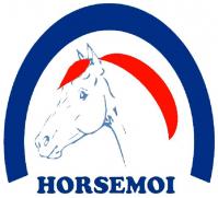 Logo horsemoi bleu bleu rouge